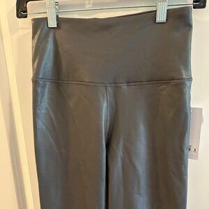 Yogalicious Lady Love Ankle Tight High Rise Faux Leather Leggings Size Small